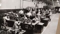 Instrument Assembly & Benchwork Benchwork and fine assembly of precision instruments, Ames Street plant.